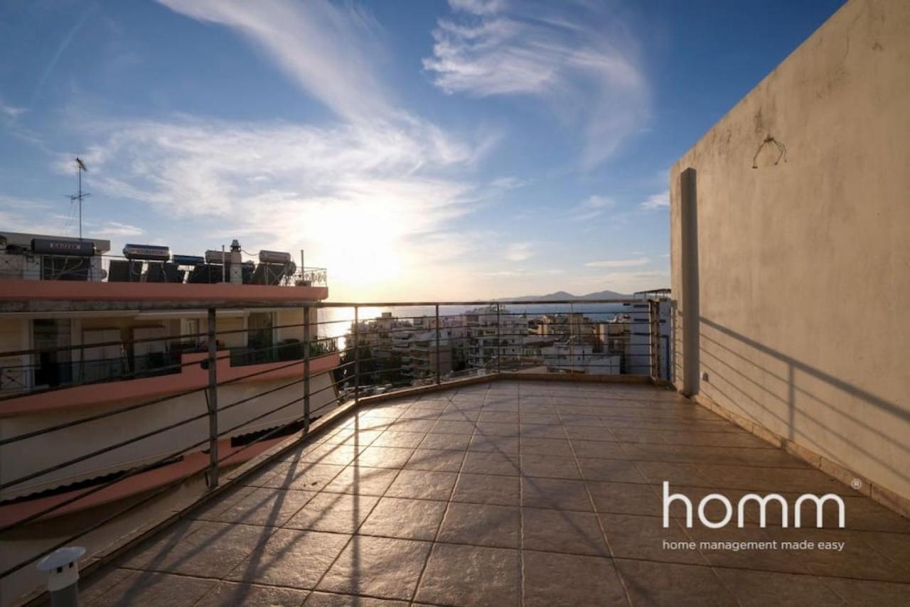 Piraeus homm Apartment in Kazanova str Sea View Buitenkant foto